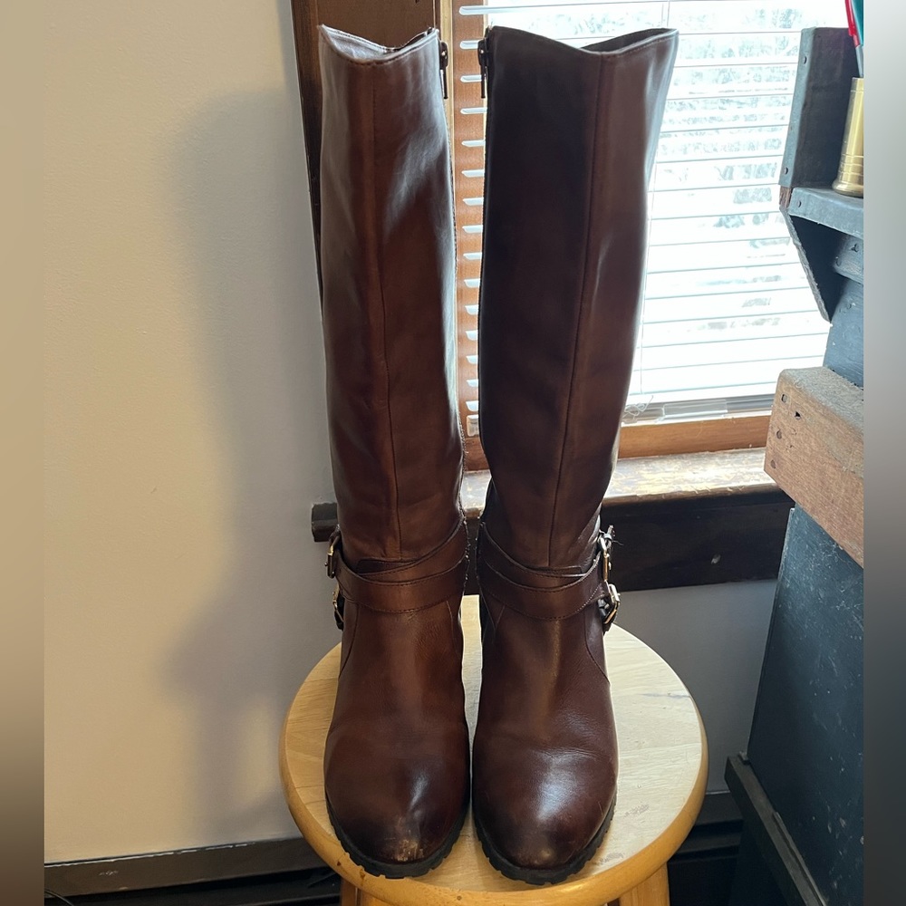 Chestnut Brown Flat Aldo Boots